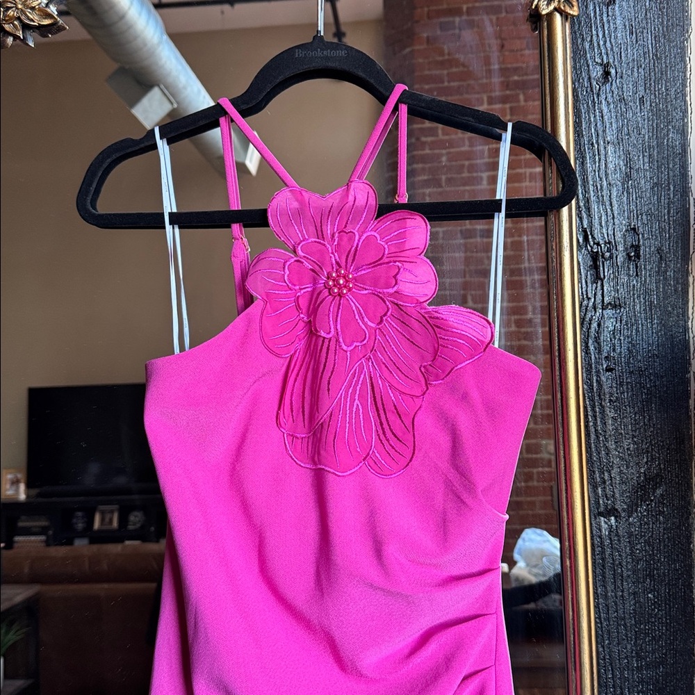 NWT 🩷 ELLIATT Janelle 3D Midi Dress - Picture 10 of 13